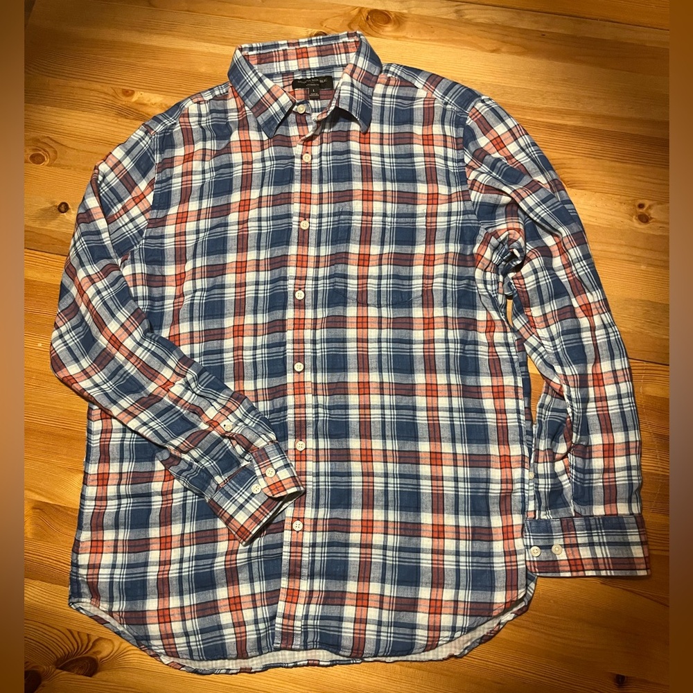 Banana Republic Flannel L Standard Fit